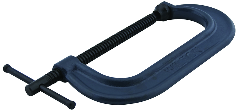 812, 800 Series C-Clamp, 1-1/8" - 12" Jaw Opening, 3-7/8" Throat Depth - Eagle Tool & Supply