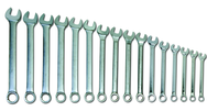 16 Piece Supercombo Wrench Set - High Polish Chrome Finish SAE; 1-5/16 - 2-1/2"; Tools Only - Eagle Tool & Supply