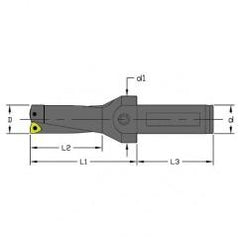 UD-0531-2D-063 2.5XD Indexable Drill - Eagle Tool & Supply