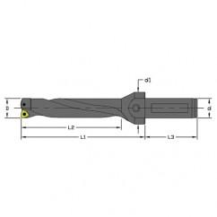 UD-1000-4D-100 - 1" Dia - Indexable Drill - Coolant Thru - Eagle Tool & Supply