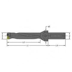 UD-1187-4D-100 - 1.187" Dia - Indexable Drill - Coolant Thru - Eagle Tool & Supply