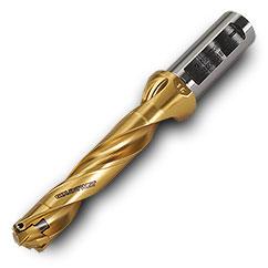 TD2000100C8R01 5xD Gold Twist Drill Body-Universal Flat Shank - Eagle Tool & Supply