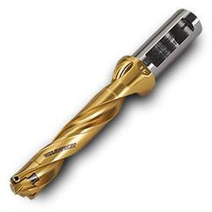 TD2100105C8R01 5xD Gold Twist Drill Body-Universal Flat Shank - Eagle Tool & Supply