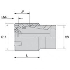 LABER16M COOLANT LOCKNUT - Eagle Tool & Supply