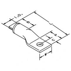 40079 ALUMINUM ONE HOLE LUG BROWN - Eagle Tool & Supply