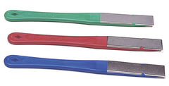 2-1/2 x 3/4" - X-Fine; Fine; Coarse Grits - Rectangular Dia-Sharp Mini Hone Sharpener - Eagle Tool & Supply