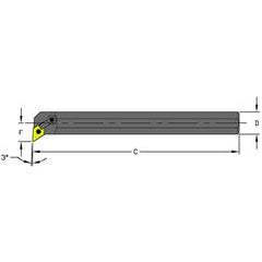 S24U MDUNR4 Steel Boring Bar - Eagle Tool & Supply