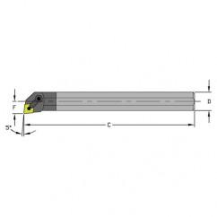 E24U MCLNR4 Solid Carbide Boring Bar w/Coolant - Eagle Tool & Supply