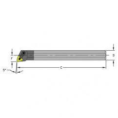 A20U MWLNR4 Steel Boring Bar w/Coolant - Eagle Tool & Supply