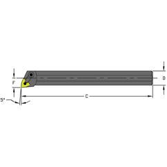 A16S MWLNL3 Steel Boring Bar w/Coolant - Eagle Tool & Supply