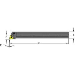 A20S MWLNL4 Steel Boring Bar w/Coolant - Eagle Tool & Supply