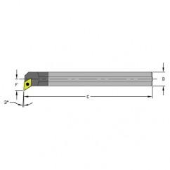 E12Q SDUPR3 Solid Carbide Boring Bar w/Coolant - Eagle Tool & Supply