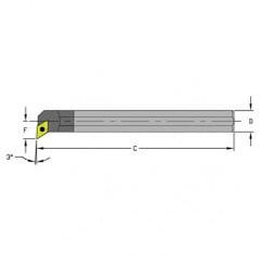 C08R-SDUCL2 1/2" SH; 8" OAL - Indexable Boring Bar - Eagle Tool & Supply