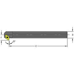 A06J SDXCL2 Steel Boring Bar w/Coolant - Eagle Tool & Supply