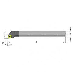 E10S SCLPL3 Solid Carbide Boring Bar w/Coolant - Eagle Tool & Supply