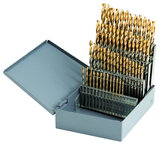 1/16 - 1/2 X 64Ths HSS Straight Shank Split Point Gold-P Drill Set (29Pcs) - Eagle Tool & Supply