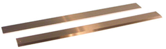 #SE48SSBHD - 48" Long x 2-9/16" Wide x 17/64" Thick - Stainless Steel Straight Edge With Bevel; No Graduations - Eagle Tool & Supply