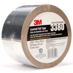 List 3380 72mm x 45m Aluminum Foil Tape - Silver - Eagle Tool & Supply