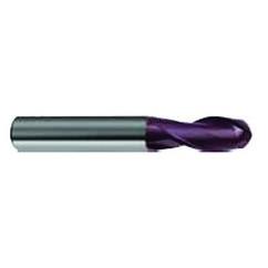 9/16" Dia. - 3-1/2" OAL - 30 Helix Super-A CBD Ball Nose EM - 2 FL - Eagle Tool & Supply