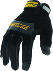 Vibration Impact Resistant Work Glove - Black/Gray - Large - Eagle Tool & Supply